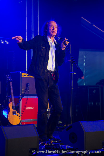 Photograph of John Otway at Cambridge Rock Festival, Horseheath, Cambridgeshire, UK on 5/8/2017.