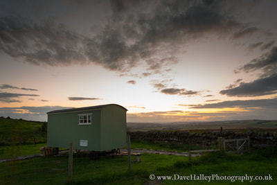Photograph of drovers hut (caravan), Redesmouth, Northumberland, UK.