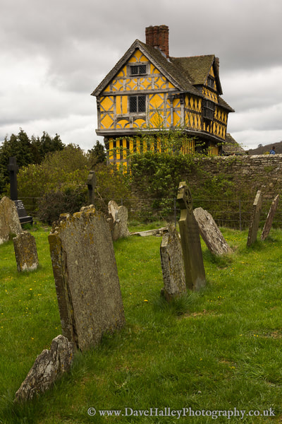 Photograph of Stokesay Castle (English Heritage), Craven Arms, Shropshire, UK.